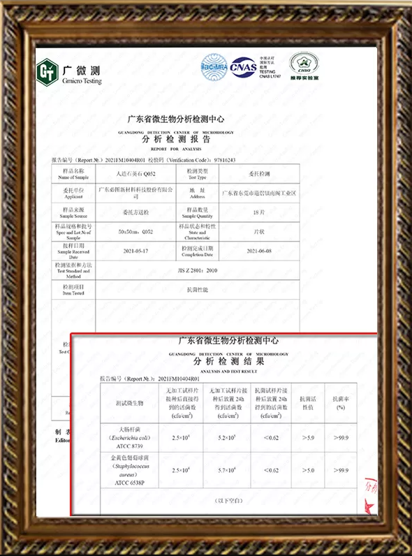 Antibacterial Test Report
